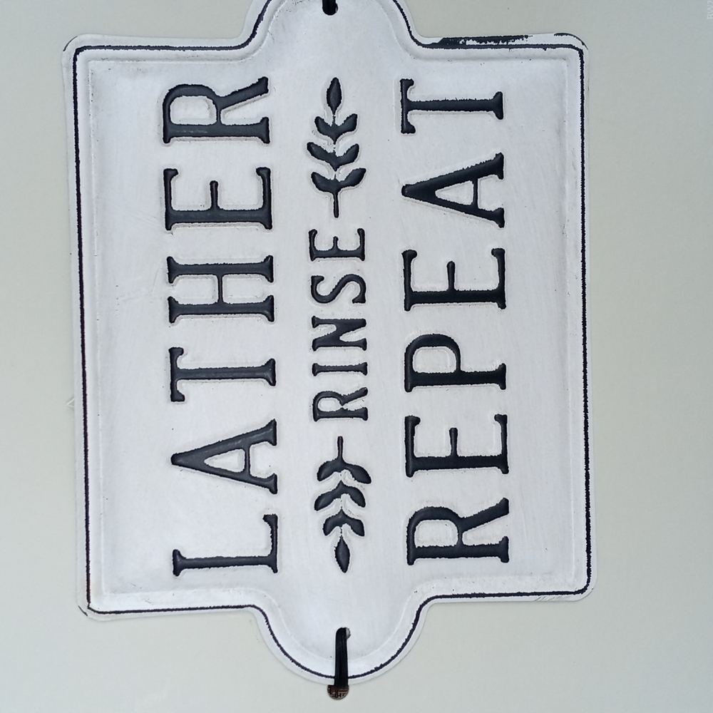 Metal wall sign